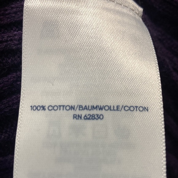 Lands end cable knit sweater size M - Picture 3 of 9